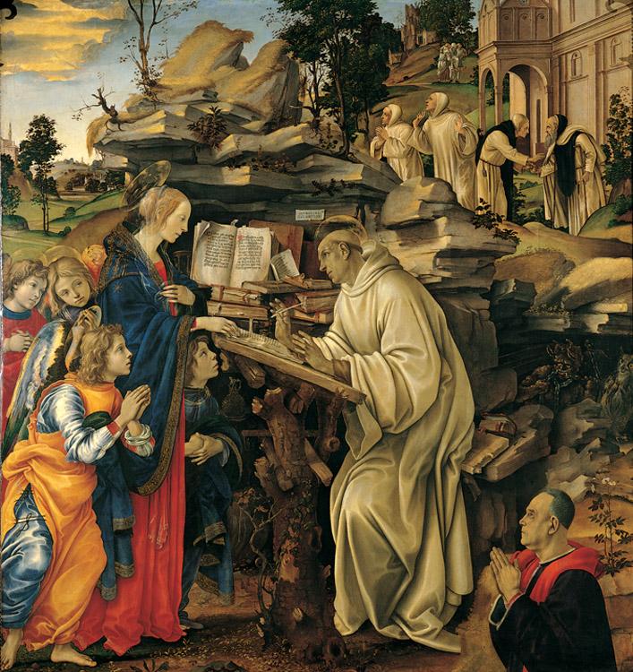 Filippino Lippi The Vision of St Bernard (mk080